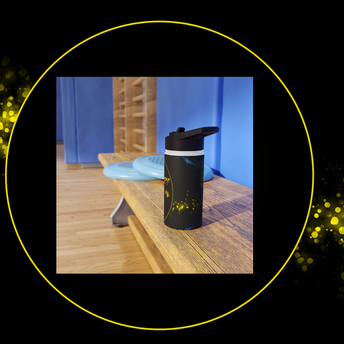 The Honorary Mintaka | Stylish Stainless Steel Water Bottle | Unique Insulated Drink Container for Hydration | Sports | Travel | Gifts | Eco-friendly