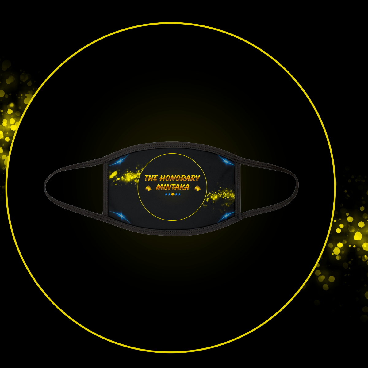 The Honorary Mintaka | Face Mask | Stylish Face Cover | Unique Mask for Gifts |