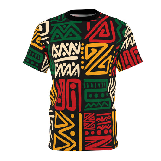 African Style Print | Unisex Graphic Tee  | Casual Wear for Celebrations & Festivals