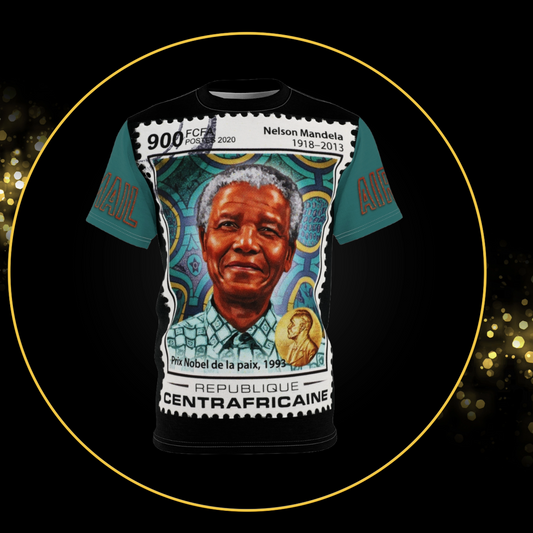 South African Heritage | Nelson Mandela | Unisex Graphic Tee | Cultural Apparel | History Buff Shirt | Letter Mail Themed Apparel