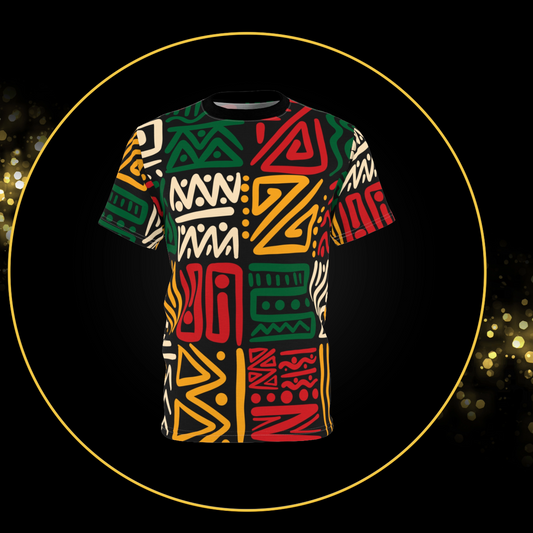African Style Print | Unisex Graphic Tee  | Casual Wear for Celebrations & Festivals