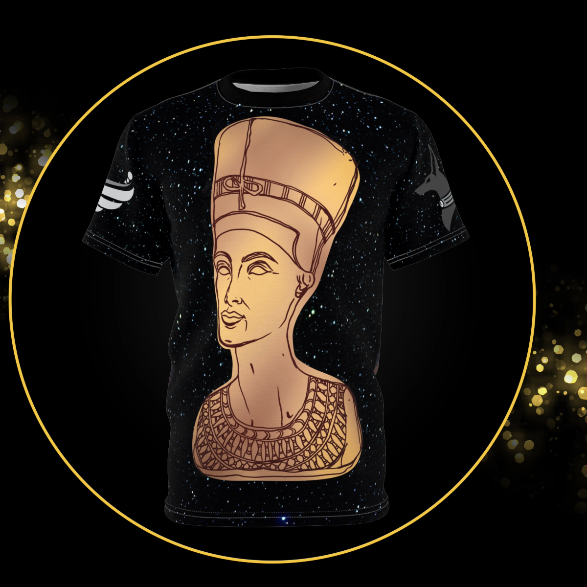 Ancient Egyptian Art | Queen Nefertiti | Unisex Graphic Tee | Ancient Ancestry |  Unique Statement Shirt |