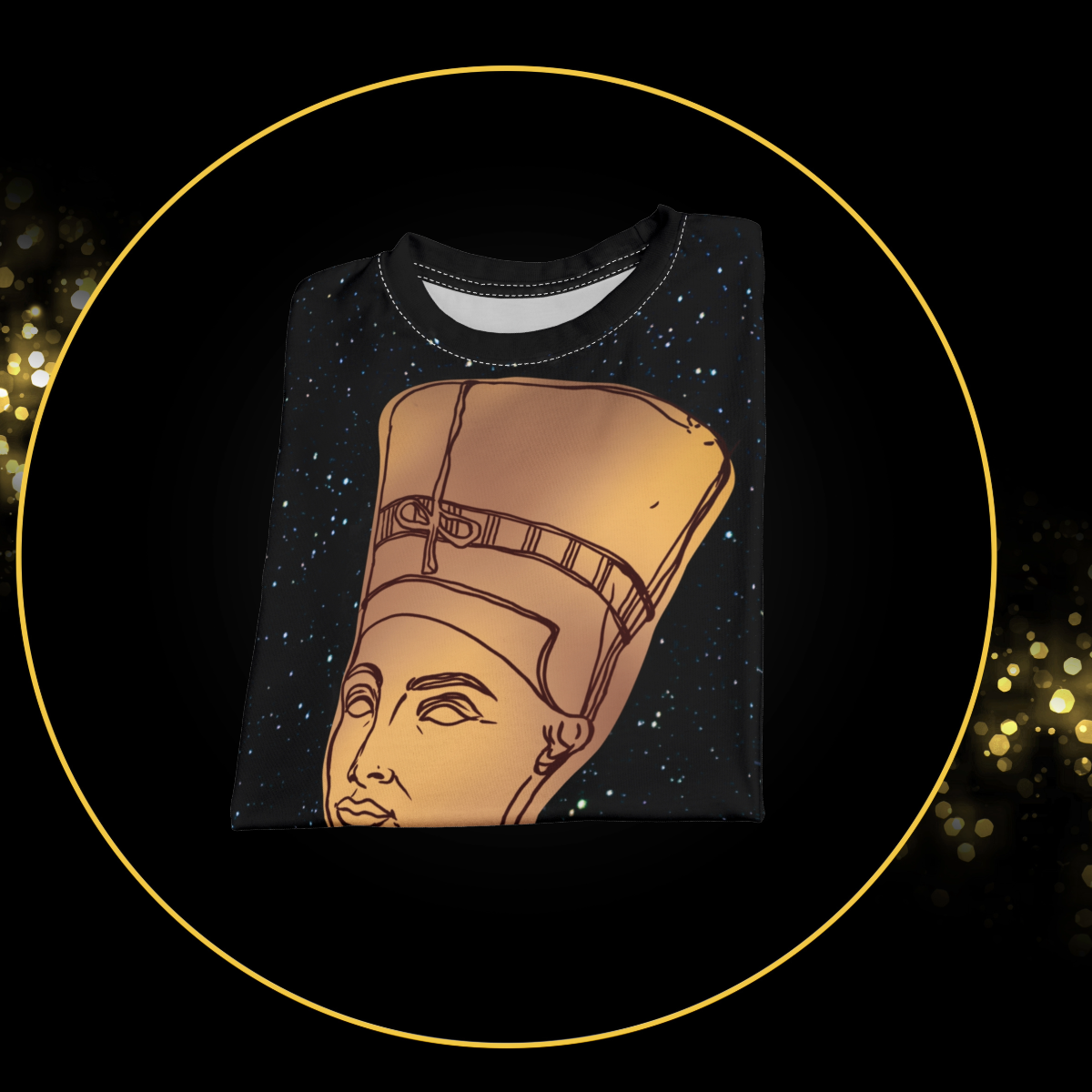 Ancient Egyptian Art | Queen Nefertiti | Unisex Graphic Tee | Ancient Ancestry |  Unique Statement Shirt |