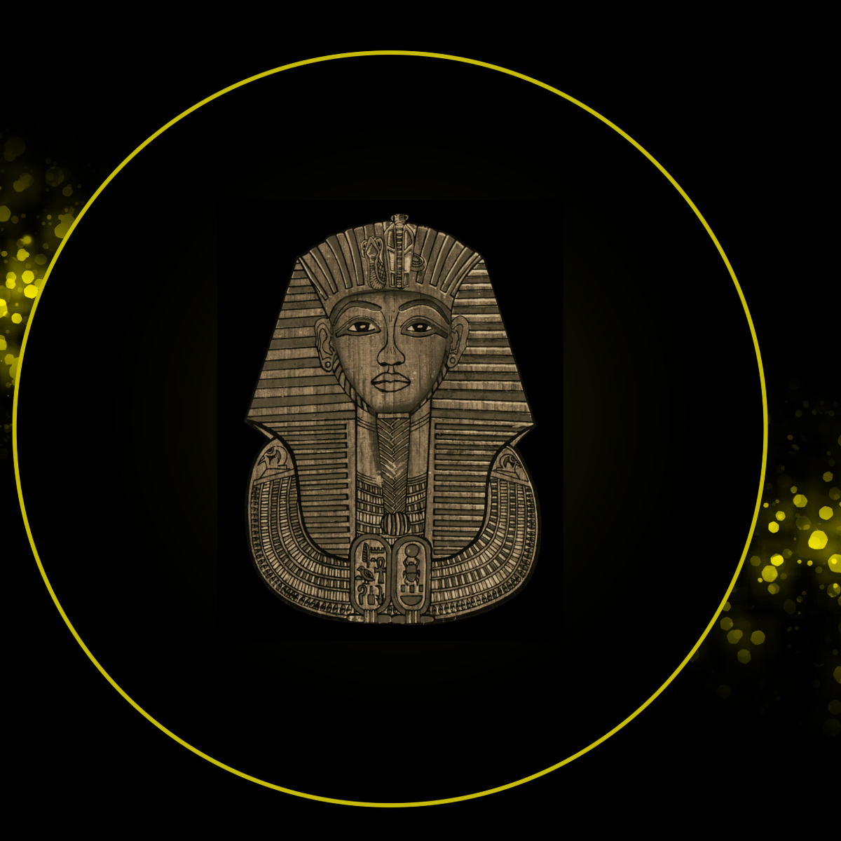 Elegant Satin Poster Art | Egyptian Pharaoh | Tutankhamun | Pyramids of Giza | Wall Decor | Home Decoration | Cultural Art