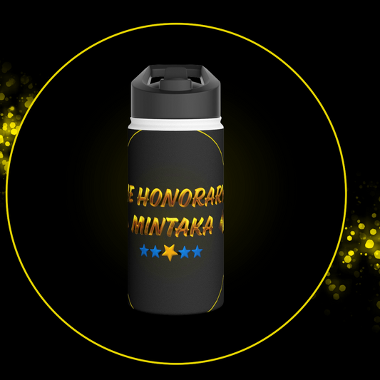 The Honorary Mintaka | Stylish Stainless Steel Water Bottle | Unique Insulated Drink Container for Hydration | Sports | Travel | Gifts | Eco-friendly
