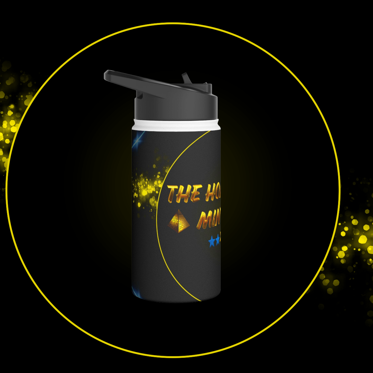The Honorary Mintaka | Stylish Stainless Steel Water Bottle | Unique Insulated Drink Container for Hydration | Sports | Travel | Gifts | Eco-friendly