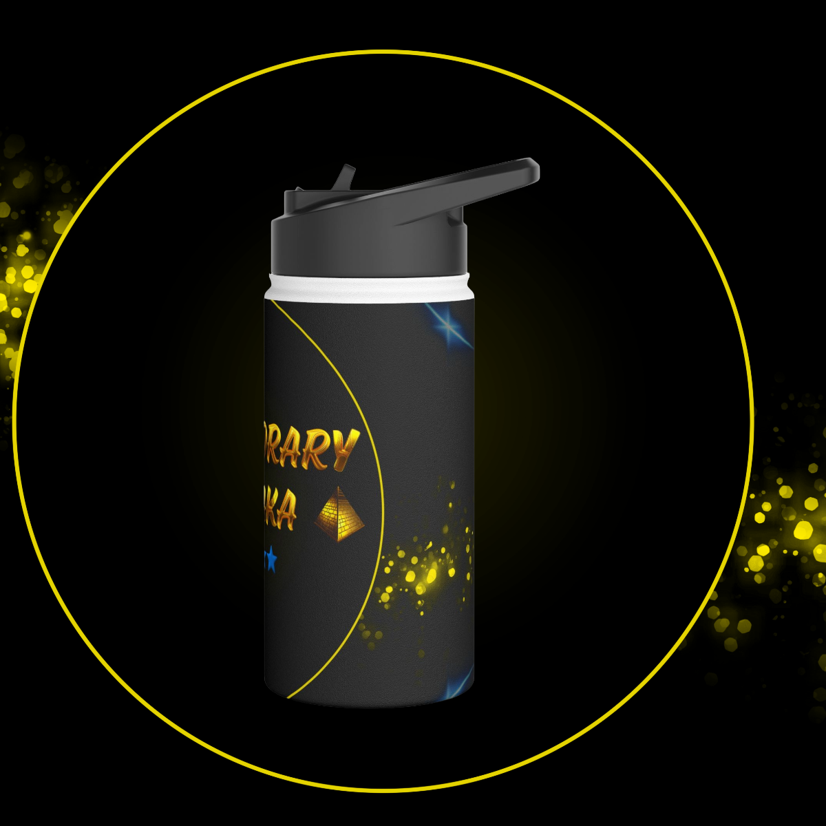 The Honorary Mintaka | Stylish Stainless Steel Water Bottle | Unique Insulated Drink Container for Hydration | Sports | Travel | Gifts | Eco-friendly