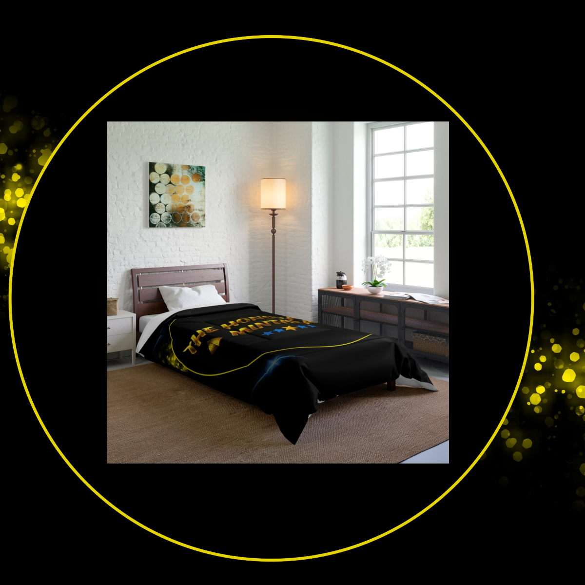 The Honorary Mintaka | Lounging Comforter | Cozy Bedding | Unique Bedroom Decor |  Stargazer Couch Throw