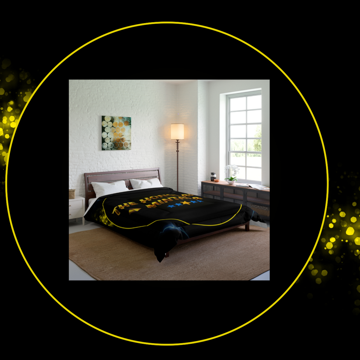 The Honorary Mintaka | Lounging Comforter | Cozy Bedding | Unique Bedroom Decor |  Stargazer Couch Throw
