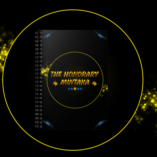 The Honorary Mintaka | Spiral Notebook |  Ruled Line  Inspirational Journal | Gift for Writers | Creative Note-Takers | Organizers