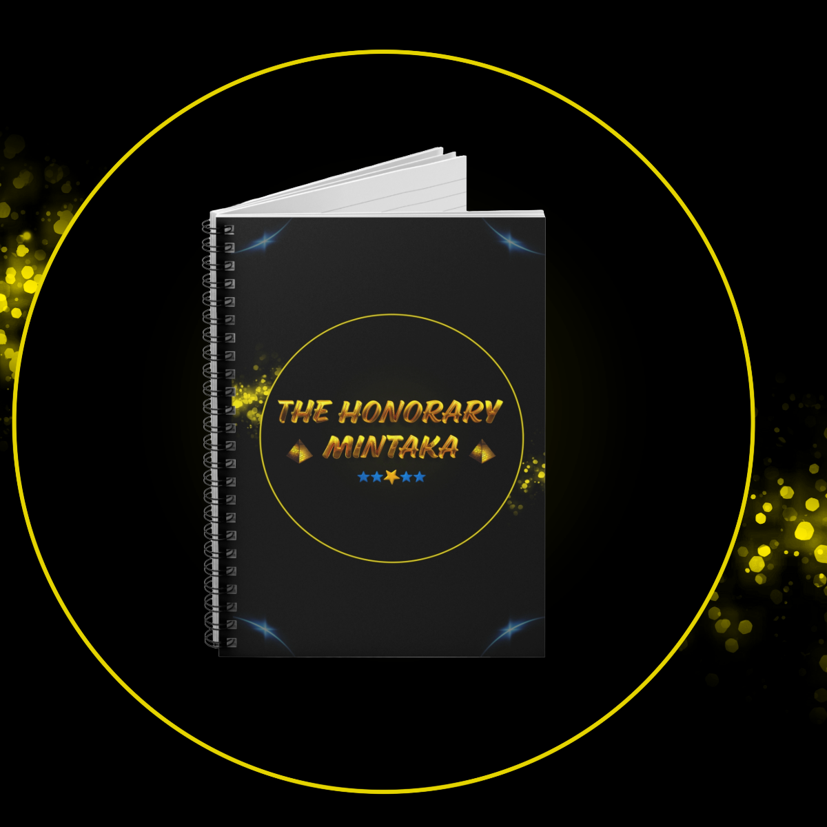 The Honorary Mintaka | Spiral Notebook |  Ruled Line  Inspirational Journal | Gift for Writers | Creative Note-Takers | Organizers