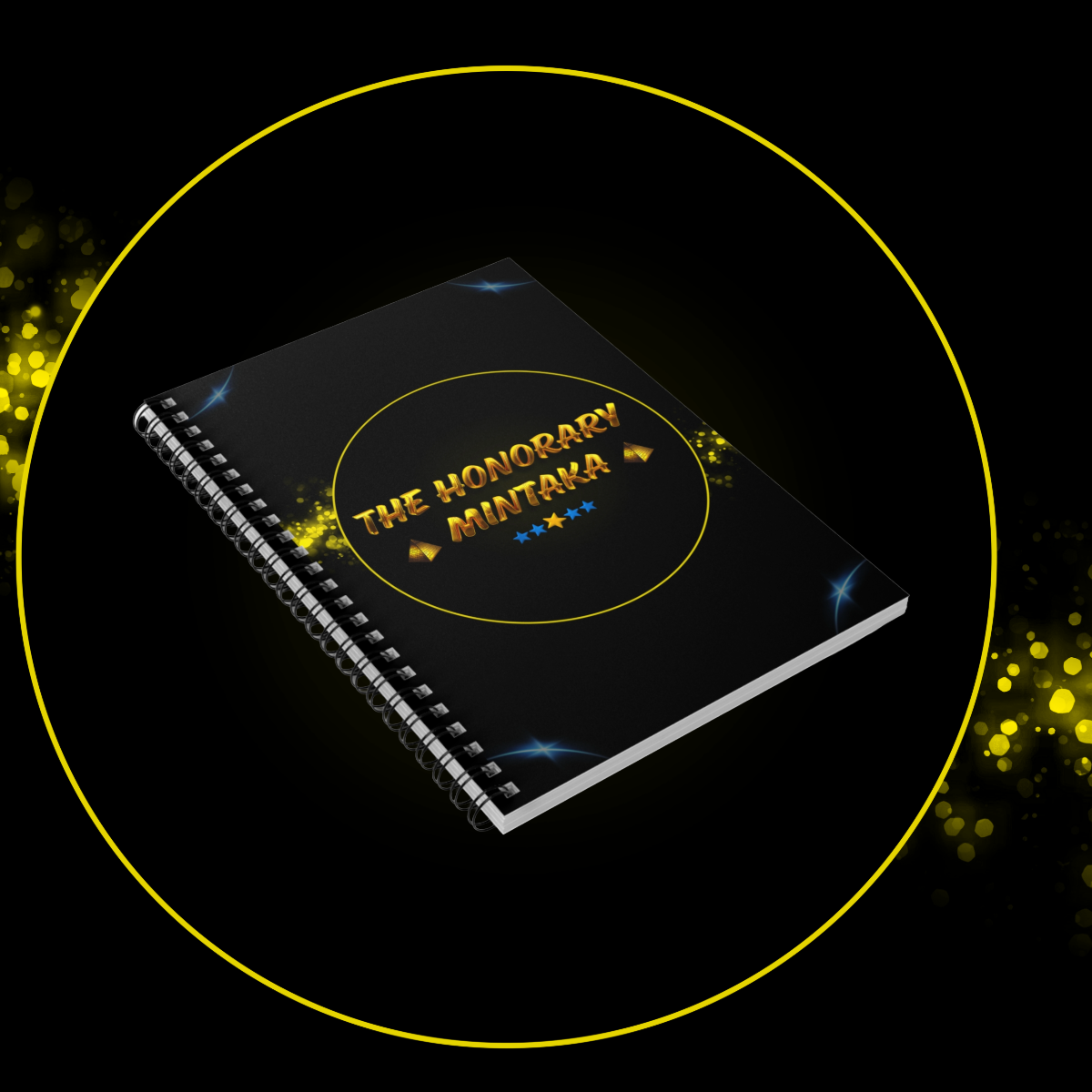 The Honorary Mintaka | Spiral Notebook |  Ruled Line  Inspirational Journal | Gift for Writers | Creative Note-Takers | Organizers