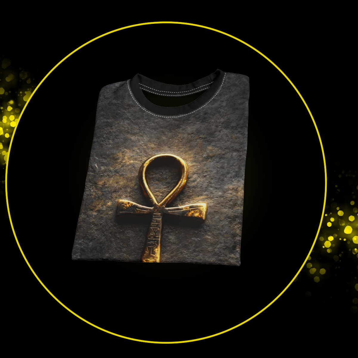 Egyptian Ankh Symbol | Unisex Graphic Tee | Egyptian Mythology Shirt | Spiritual Gift | Ancient Kemet