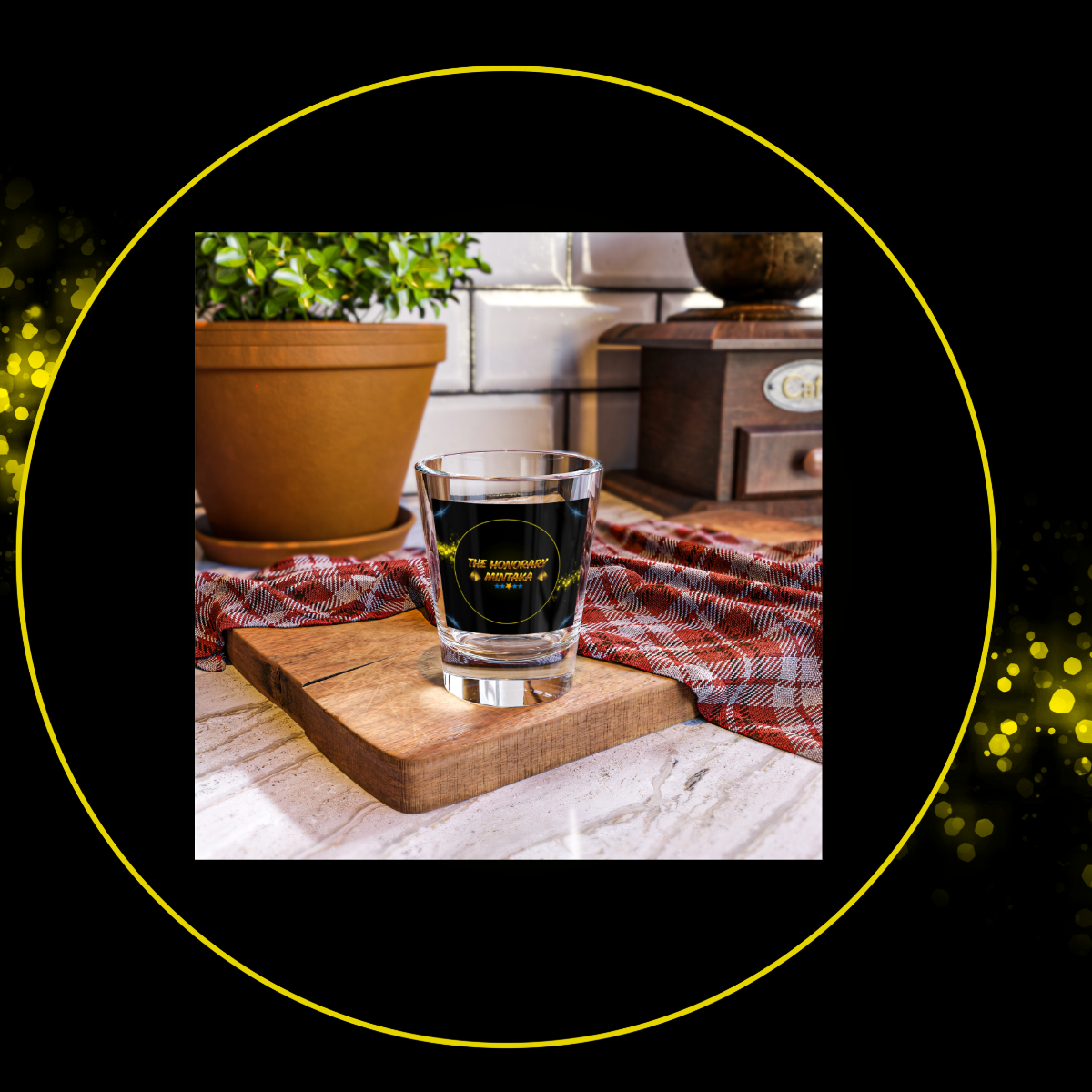The Honorary Mintaka | Shot Glass | Unique Gift for Celebrations | Ancient Egypt | Pyramids of Giza | Party Favors | Home Bar Decor | Unique Drinkware