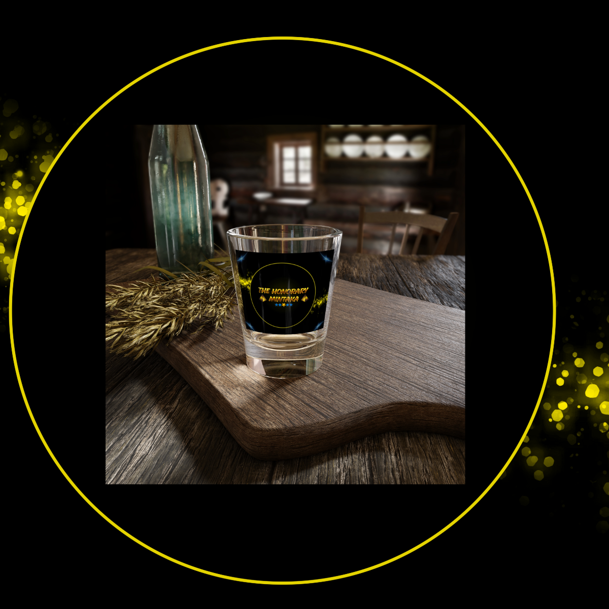 The Honorary Mintaka | Shot Glass | Unique Gift for Celebrations | Ancient Egypt | Pyramids of Giza | Party Favors | Home Bar Decor | Unique Drinkware