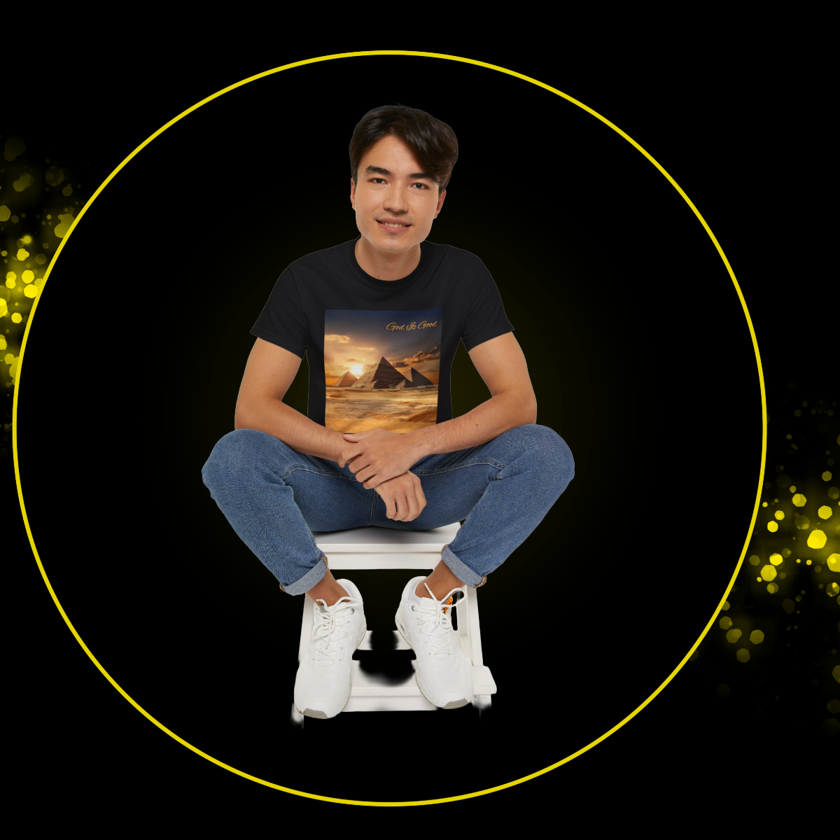 Unisex Egyptian Adventure Tee | Ancient Kemet | Pyramids of Giza | Spiritual Ancestry | Gift for Anicent Egyptian Lovers | Cool Streetwear | Unique Graphic Unisex Crew Tshirt | God Is Good