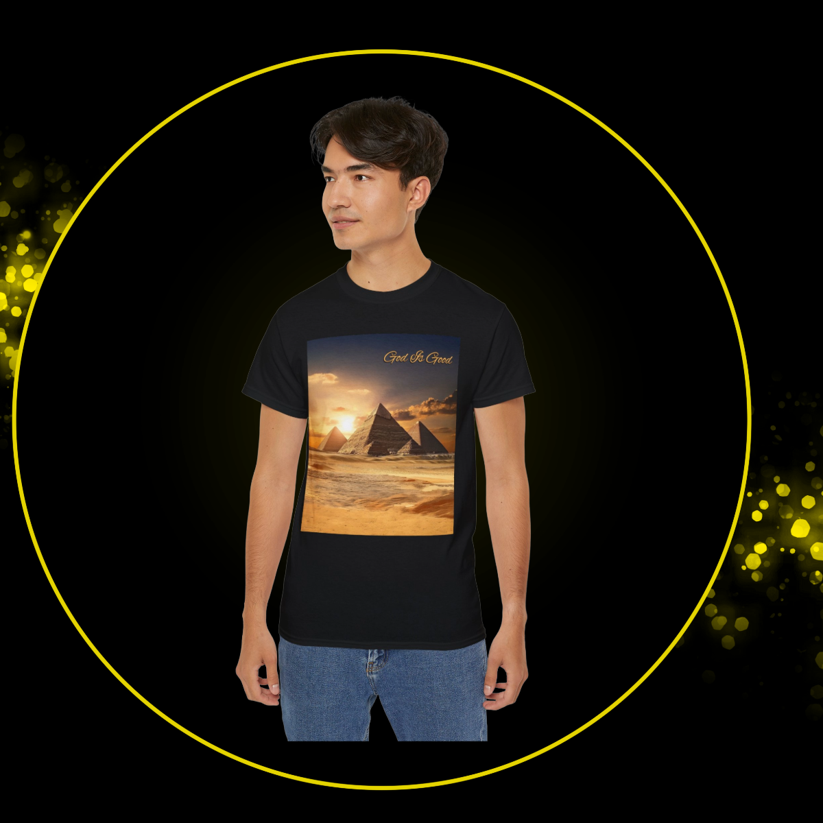 Unisex Egyptian Adventure Tee | Ancient Kemet | Pyramids of Giza | Spiritual Ancestry | Gift for Anicent Egyptian Lovers | Cool Streetwear | Unique Graphic Unisex Crew Tshirt | God Is Good