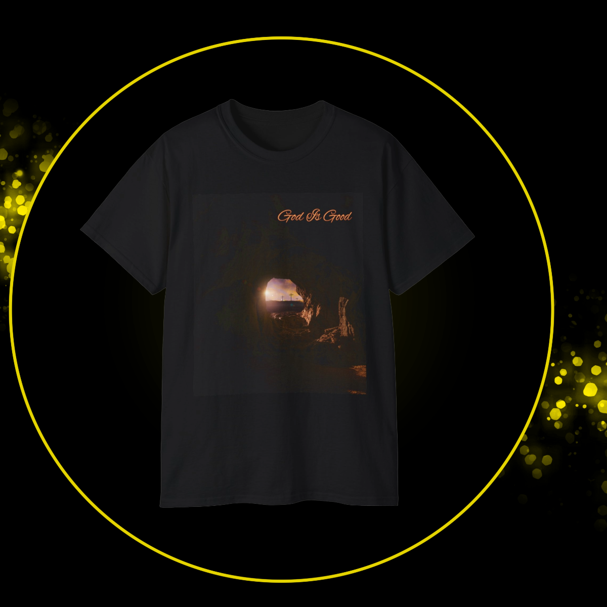 Unisex Christian Tee | Jesus Christ | Tombstone | Spiritual Ancestry | Gift for Christian Belief Lovers | Cool Streetwear | Unique Graphic Tee | God Is Good