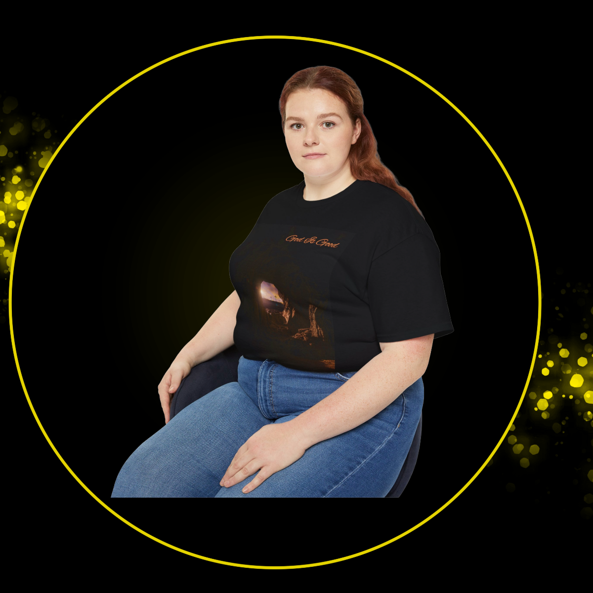 Unisex Christian Tee | Jesus Christ | Tombstone | Spiritual Ancestry | Gift for Christian Belief Lovers | Cool Streetwear | Unique Graphic Tee | God Is Good