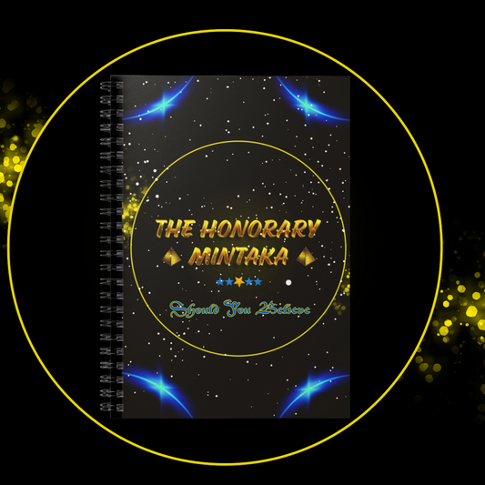 The Honorary Mintaka | Spiral Notebook | Ruled Line Inspirational Journal | Star Seeds | Should You Believe | Organizers